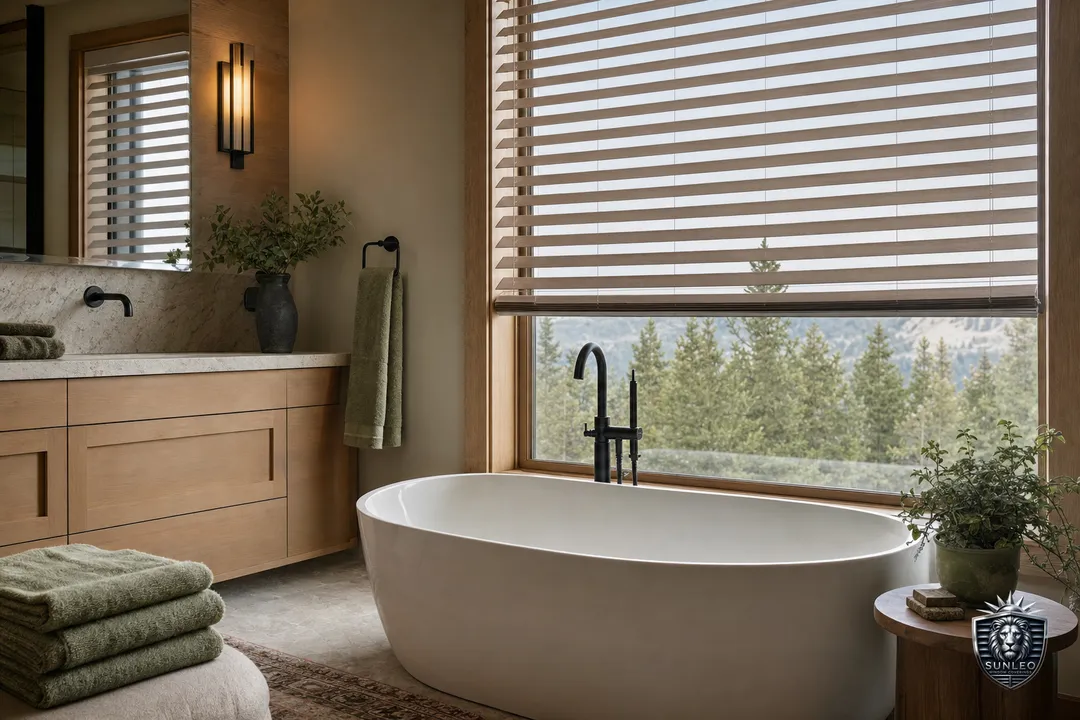 Vinyl & PVC Blinds in Calgary — custom blinds installed by Sunleo in Calgary