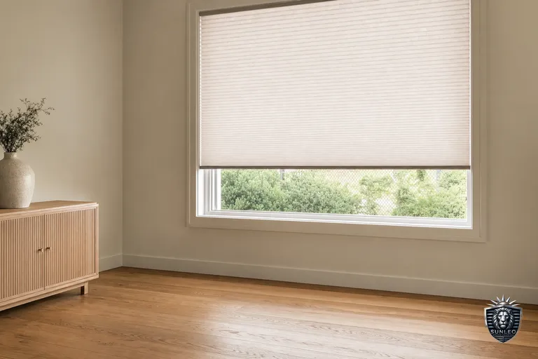 Honeycomb / Cellular Shades styled in a Calgary interior