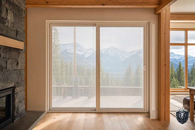 Perfect Fit & Door Blinds styled in a Calgary interior