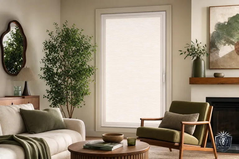 Perfect Fit & Door Blinds styled in a Calgary interior