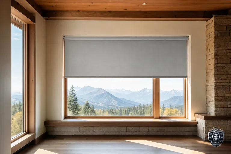 Roller Blinds & Shades styled in a Calgary interior