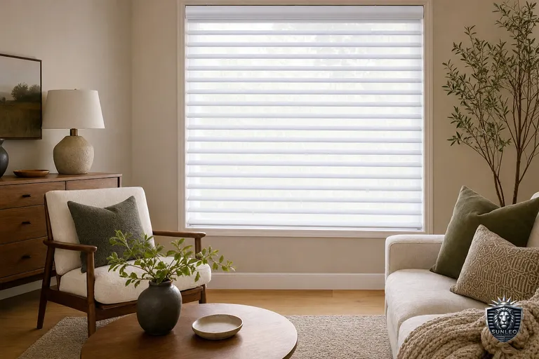 Sheer Shades styled in a Calgary interior