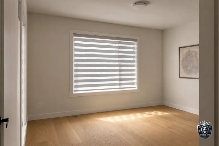Zebra Blinds (Day & Night) styled in a Calgary interior